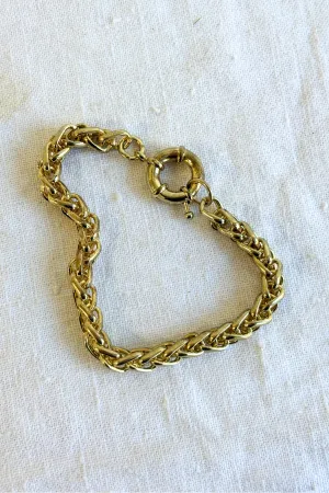 Beautiful golden chunky chain bracelet