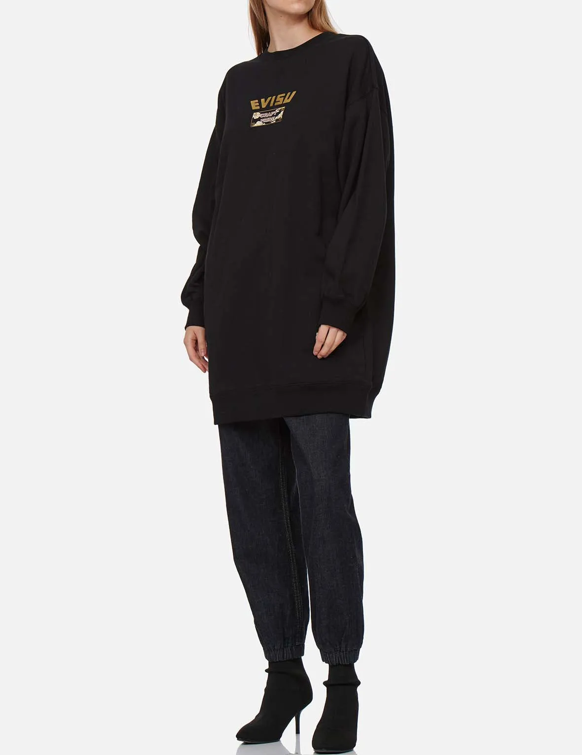 Brocade and Floral-pattern Daicock Tunic