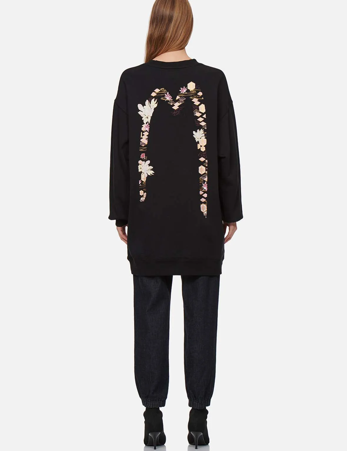 Brocade and Floral-pattern Daicock Tunic