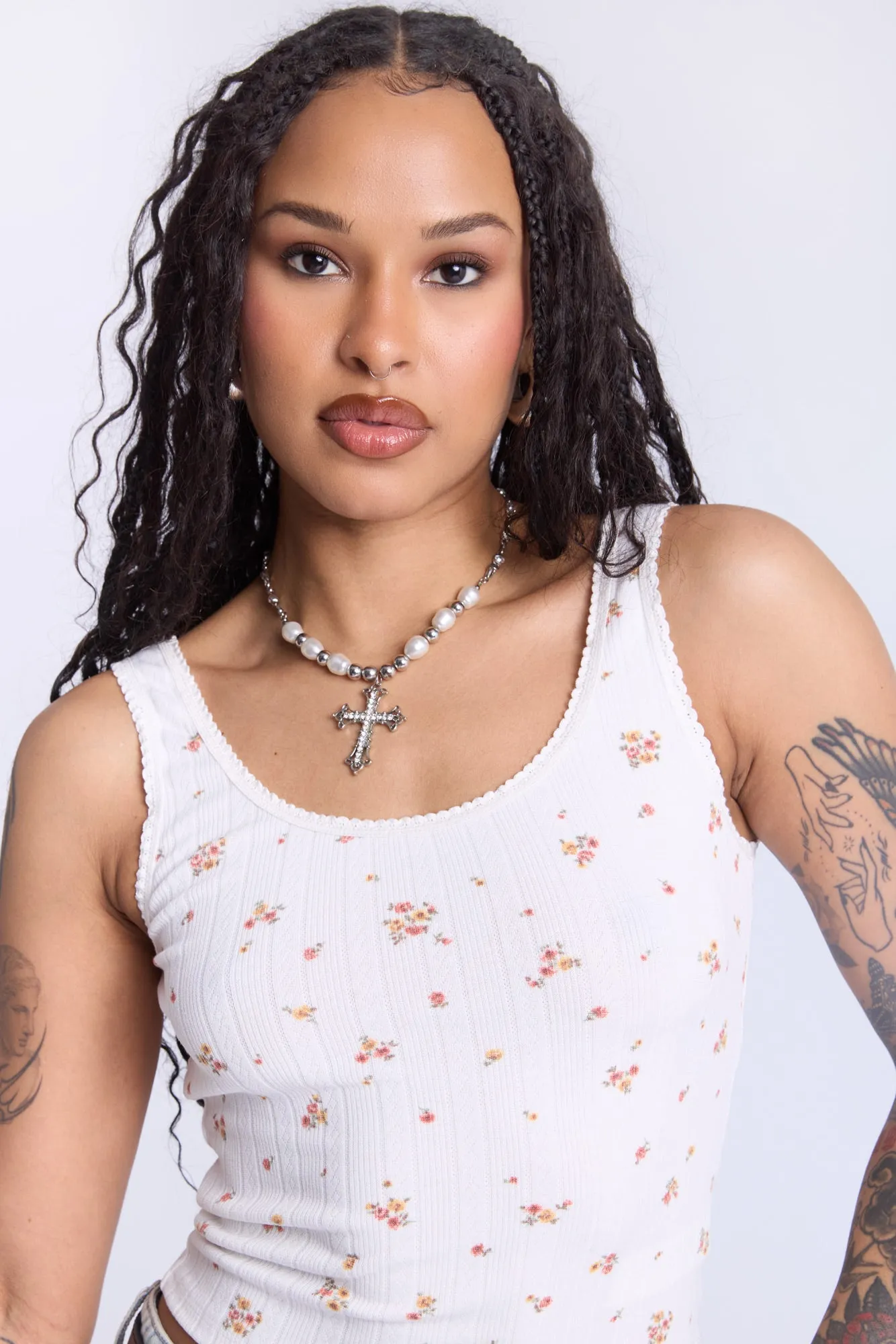 Camisole motif floral