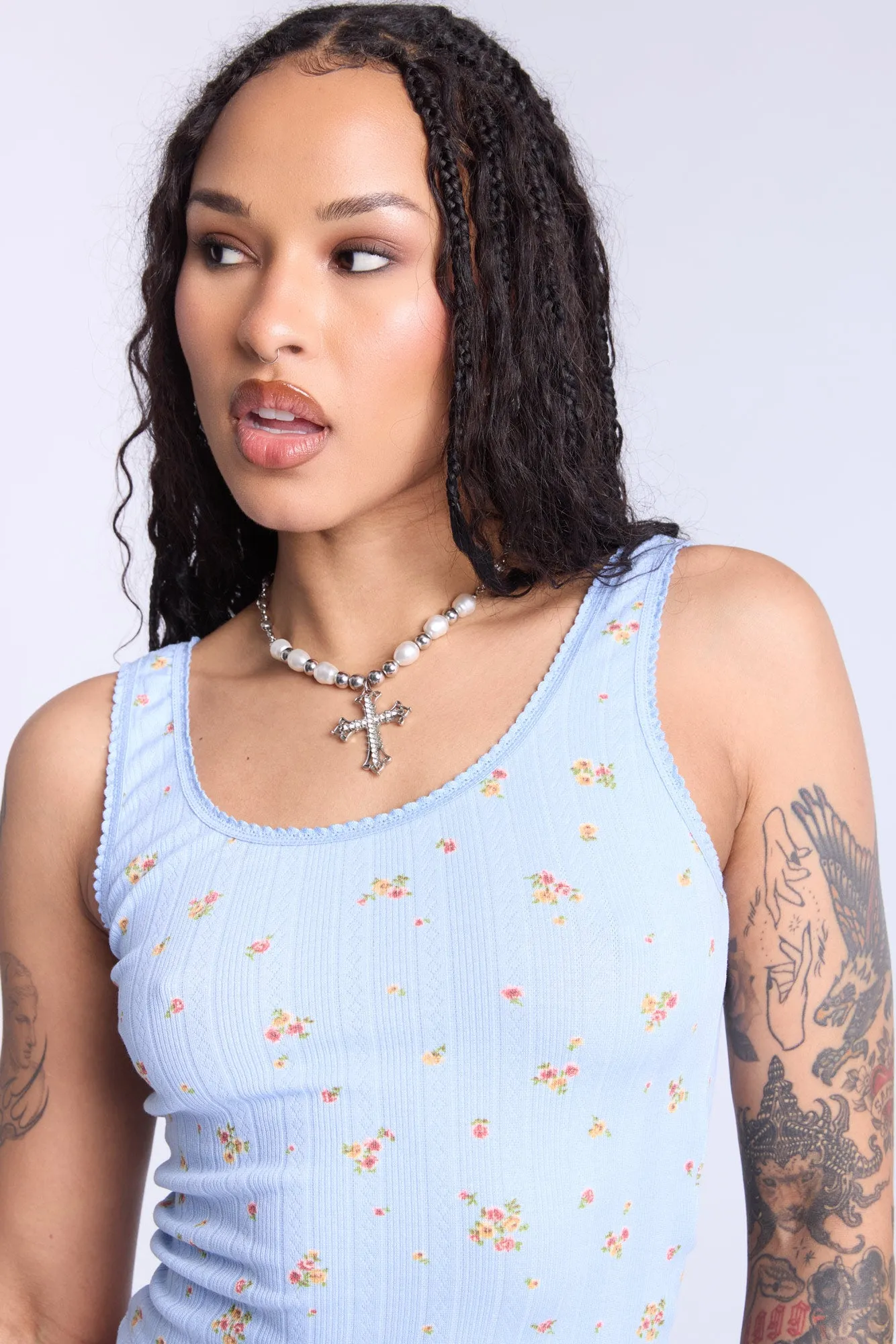 Camisole motif floral