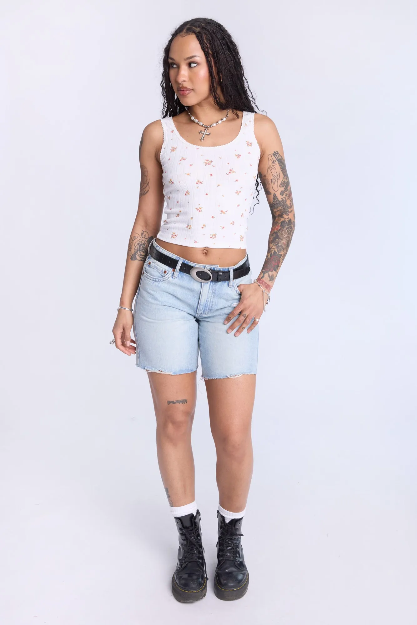 Camisole motif floral