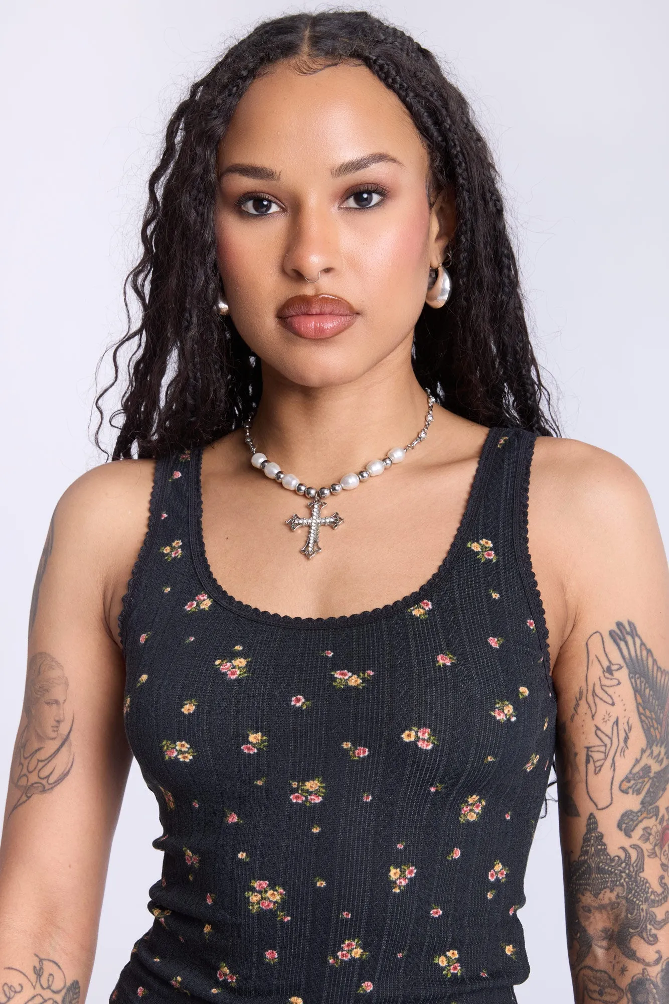 Camisole motif floral