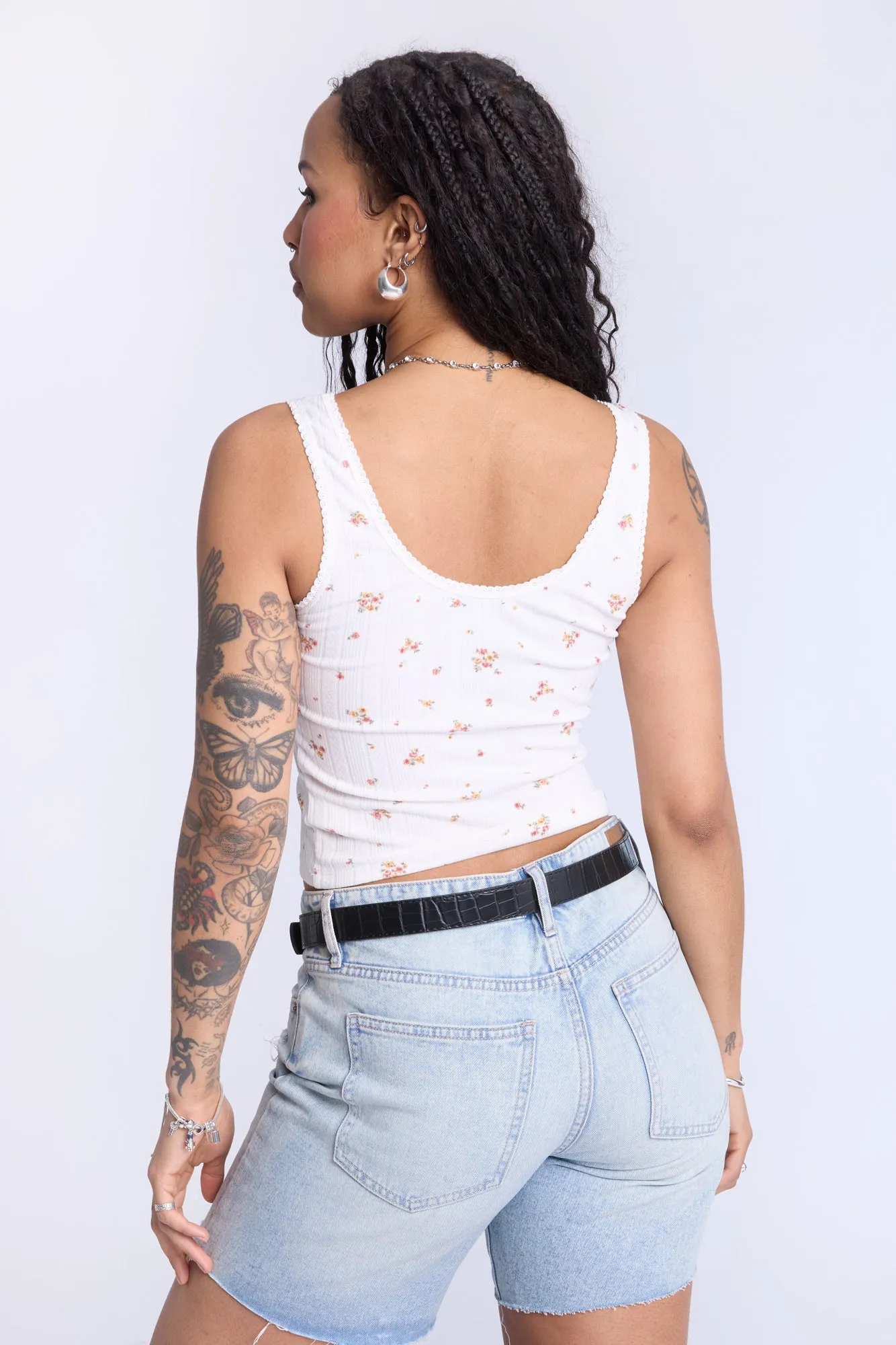 Camisole motif floral