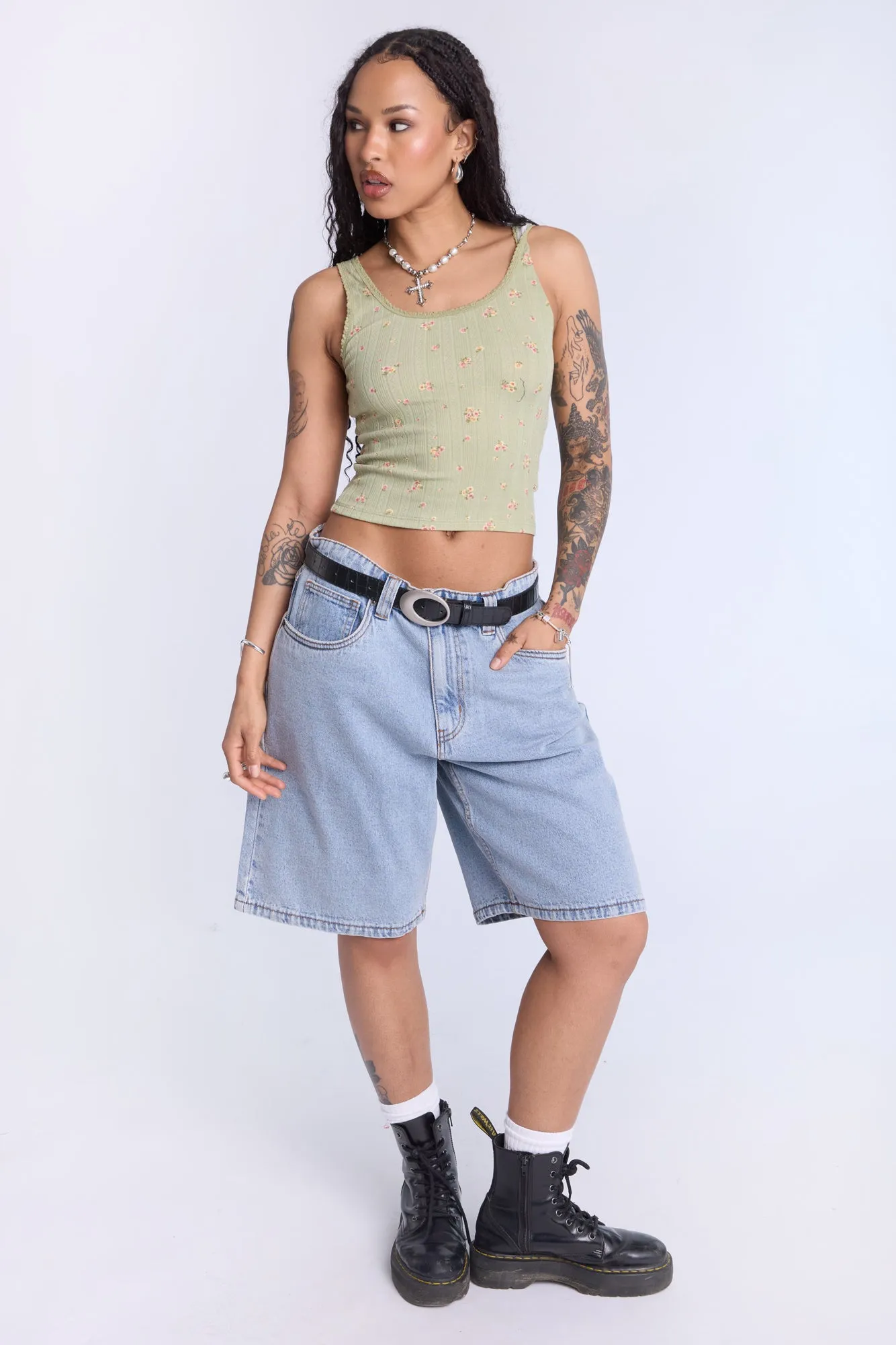 Camisole motif floral
