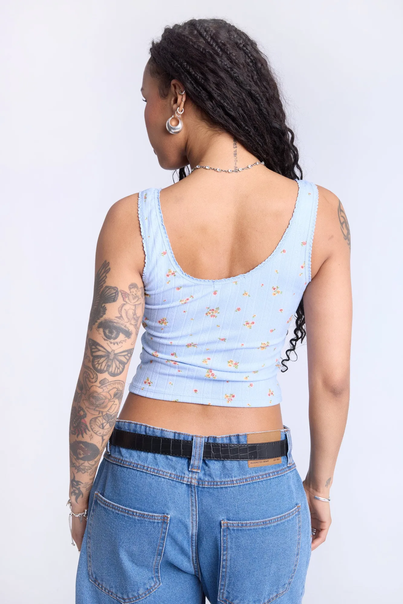Camisole motif floral