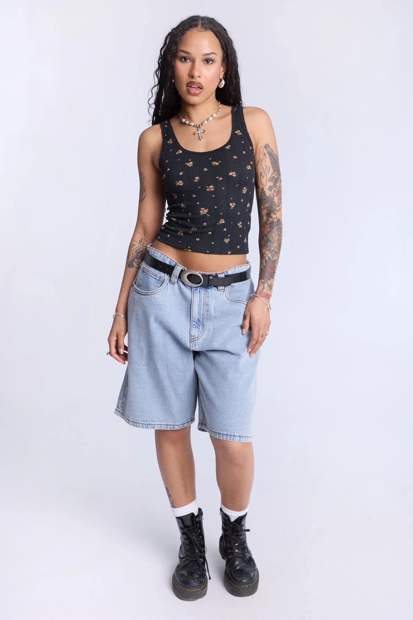 Camisole motif floral