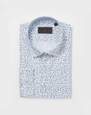 Chemise Imprimé Floral Ciel