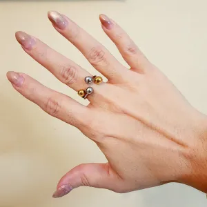 Dots Party Two tone Ring