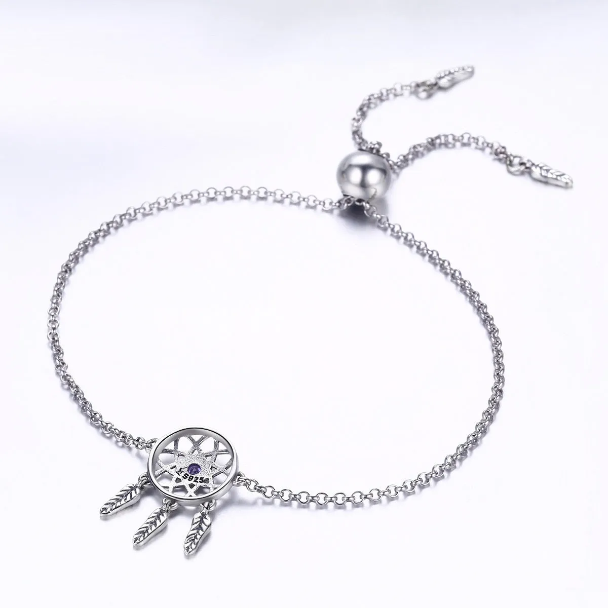 Dream Catcher Bracelet Sterling Silver
