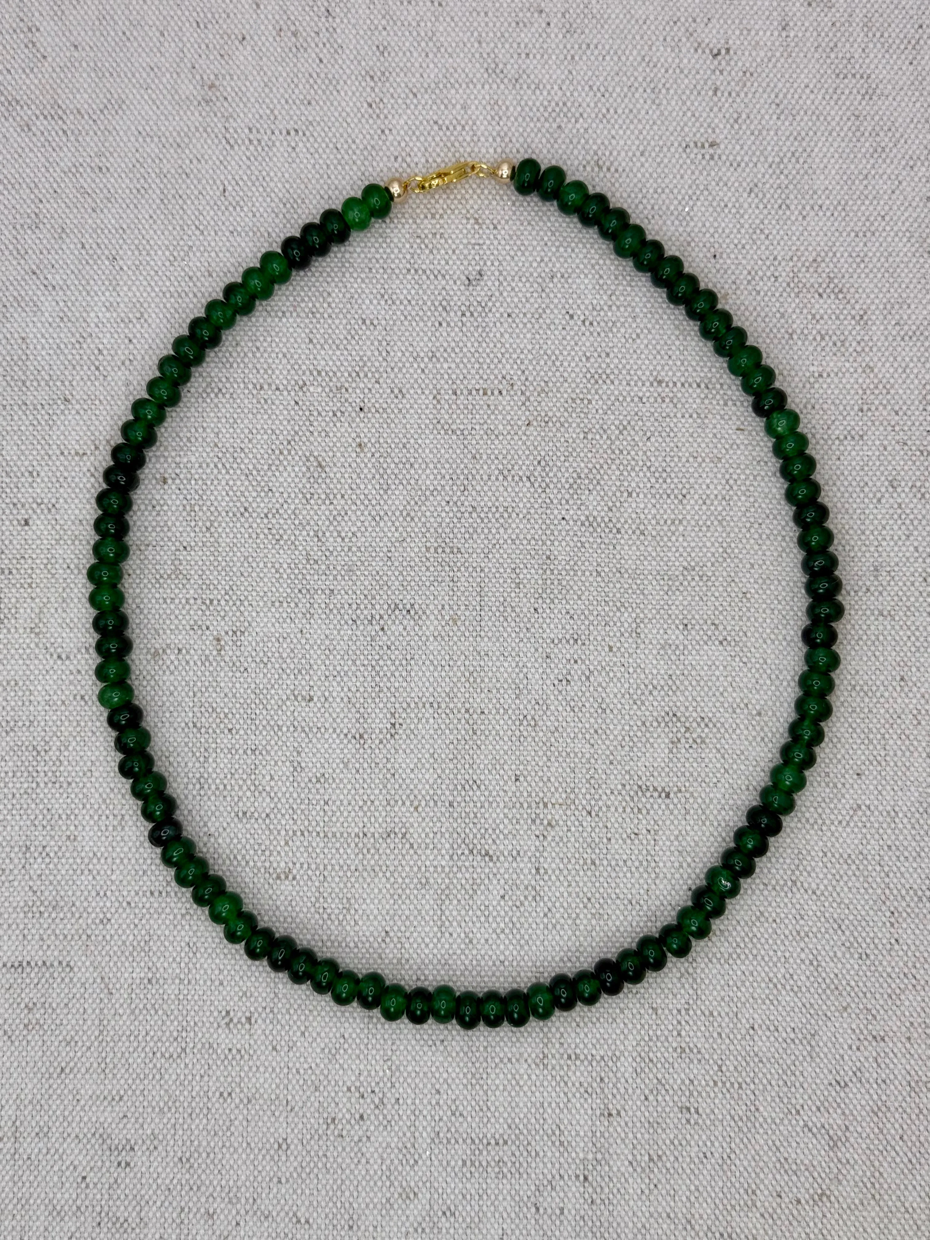 Emerald Layering Necklace