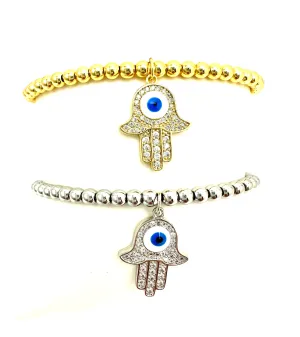 Hamsa Charm Bracelet