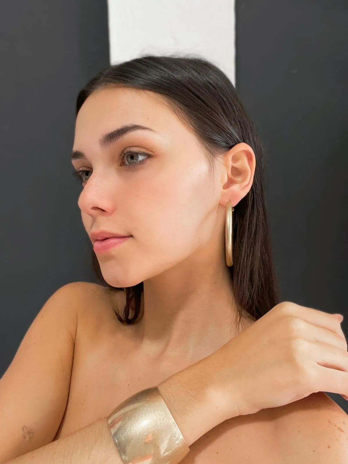 Hoop & Bold Cuff set