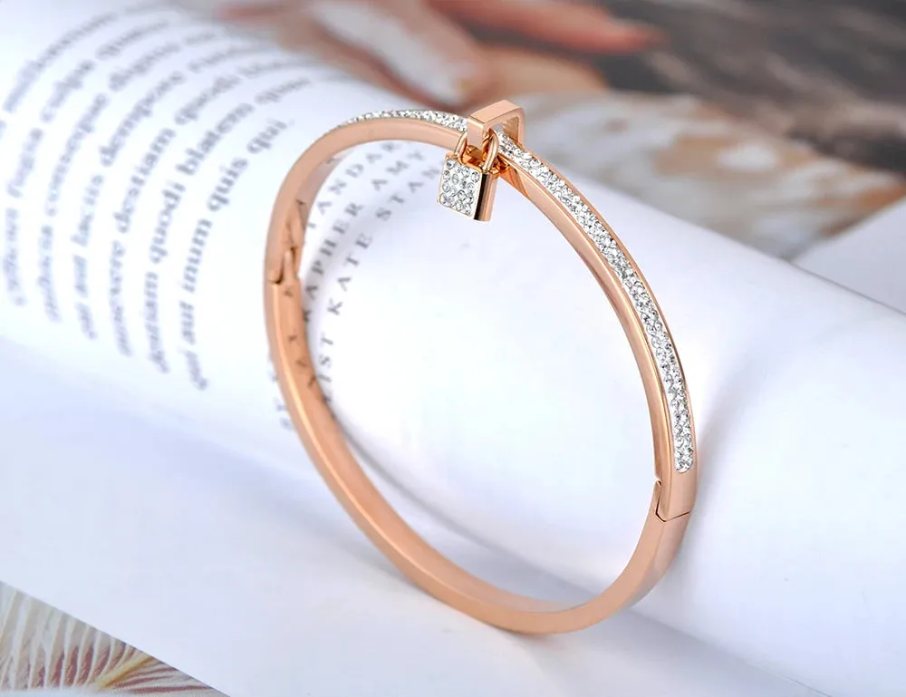 Lock Charm Bracelet