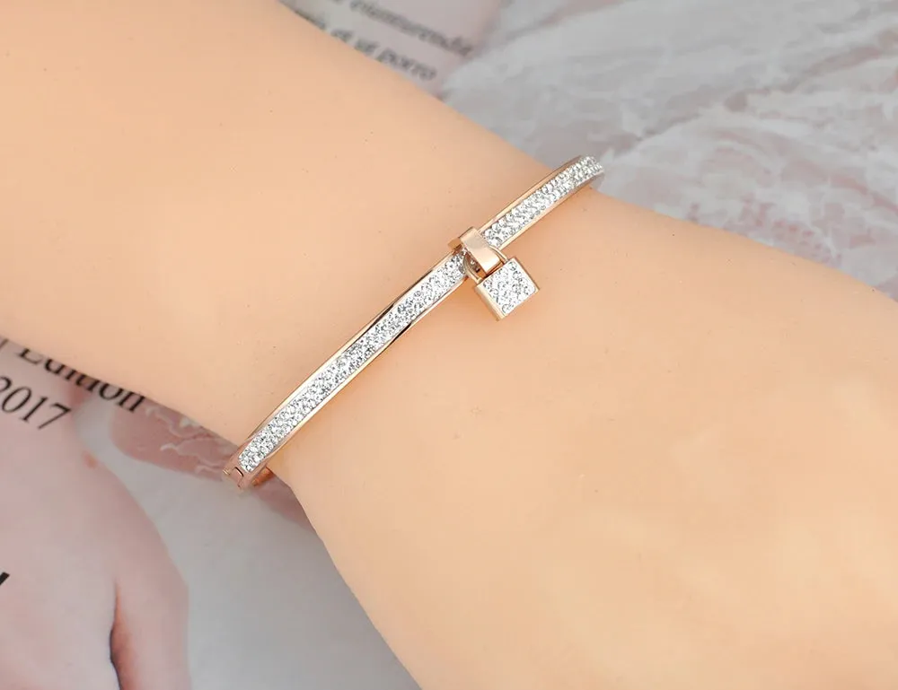 Lock Charm Bracelet