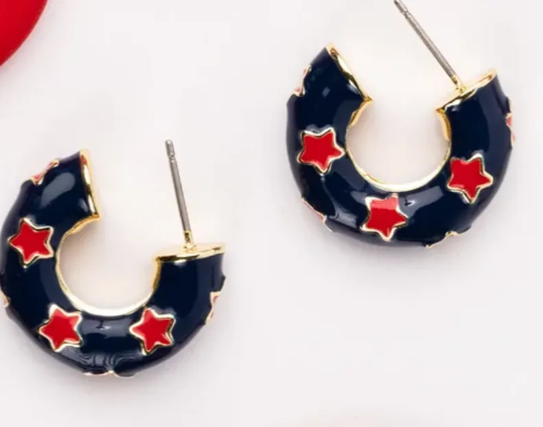 Michelle McDowell Justine Medium Hoop Earrings