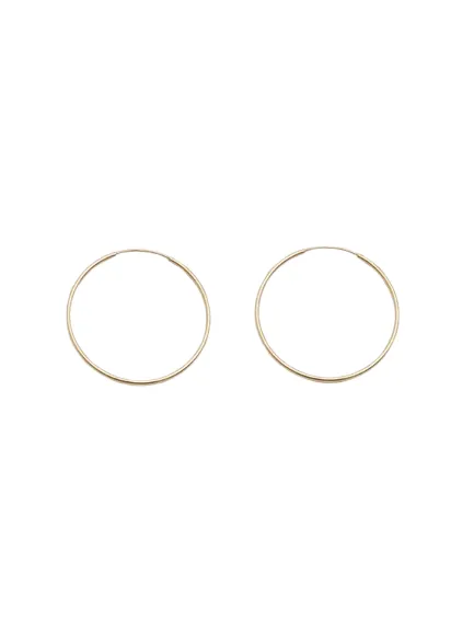 Winona Hoops in Gold