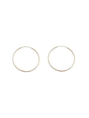 Winona Hoops in Gold